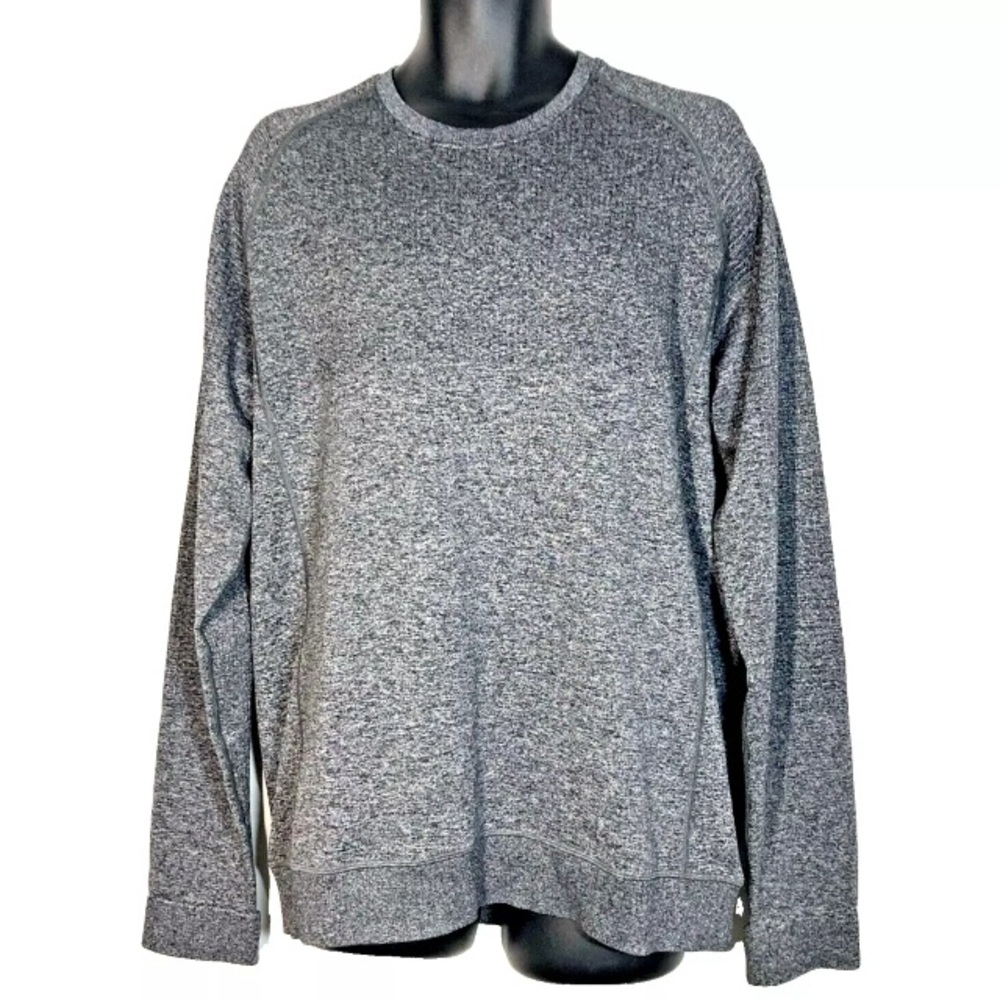 Lululemon Mens XL Textured Engineered Warmth sweater Merino wool blend pullover